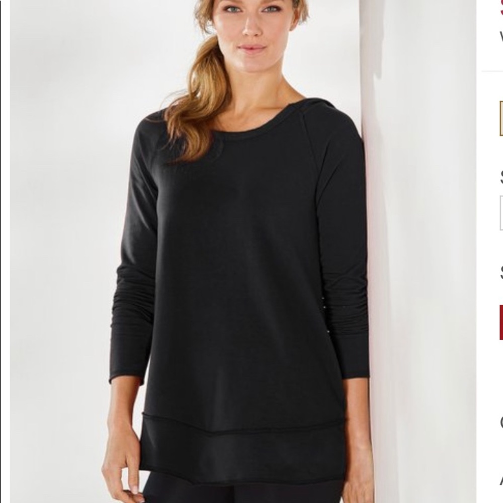 Soft Surroundings Beau Ville Hoodie soft NWT
